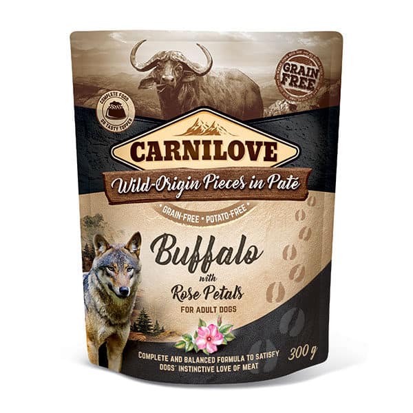 Buffalo with Rose Petals Wet Dog Food
