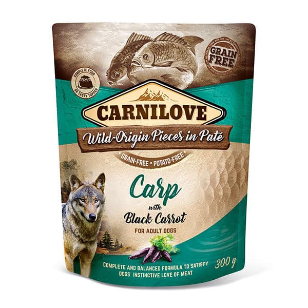 Carp with Black Carrot Wet Dog Food