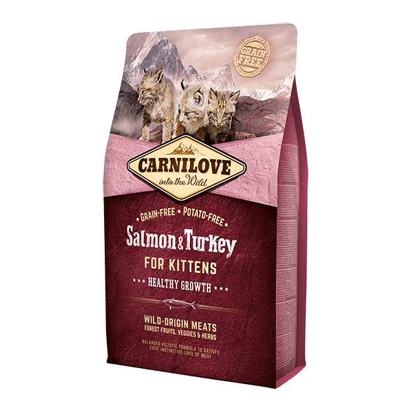 Salmon & Turkey Kitten Food