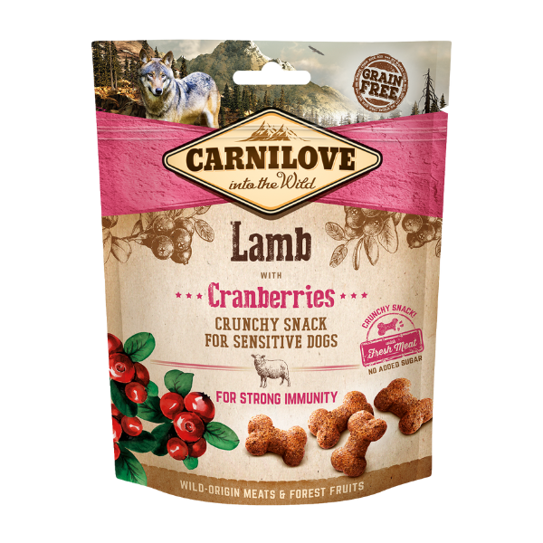 Carnilove Lamb with Cranberries Crunchy Dog Treats