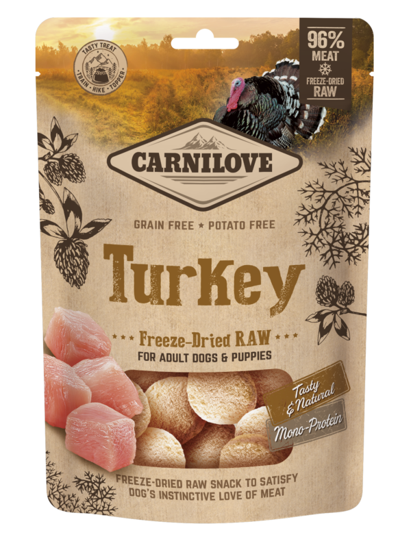 Carnilove True Fresh Raw Freese Dried Turkey Treat
